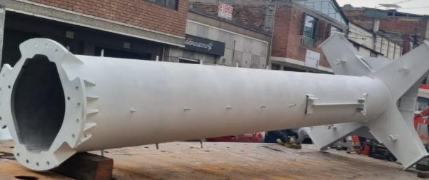 Tubo de gran diámetro con acabado epóxico